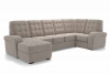 Угловой диван-кровать, набор 1, ткань Империя (Scratch resistance) Humus